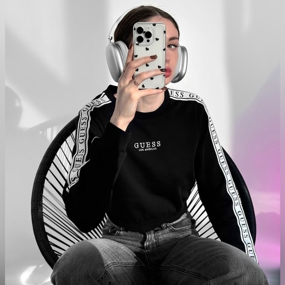 Guess Sportswear Cropped Sweatshirt - Picture 1 of 7
